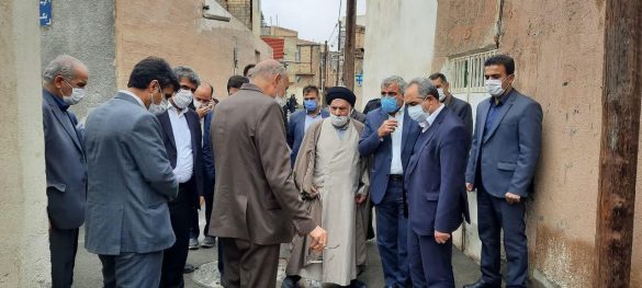 Mayor visit to Qom informal settelments