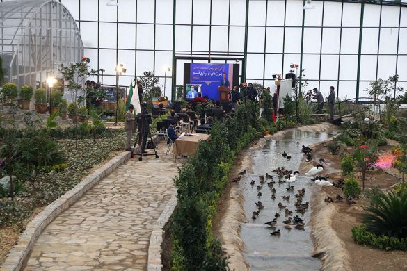 Qom Birds garden inauguration ceremony